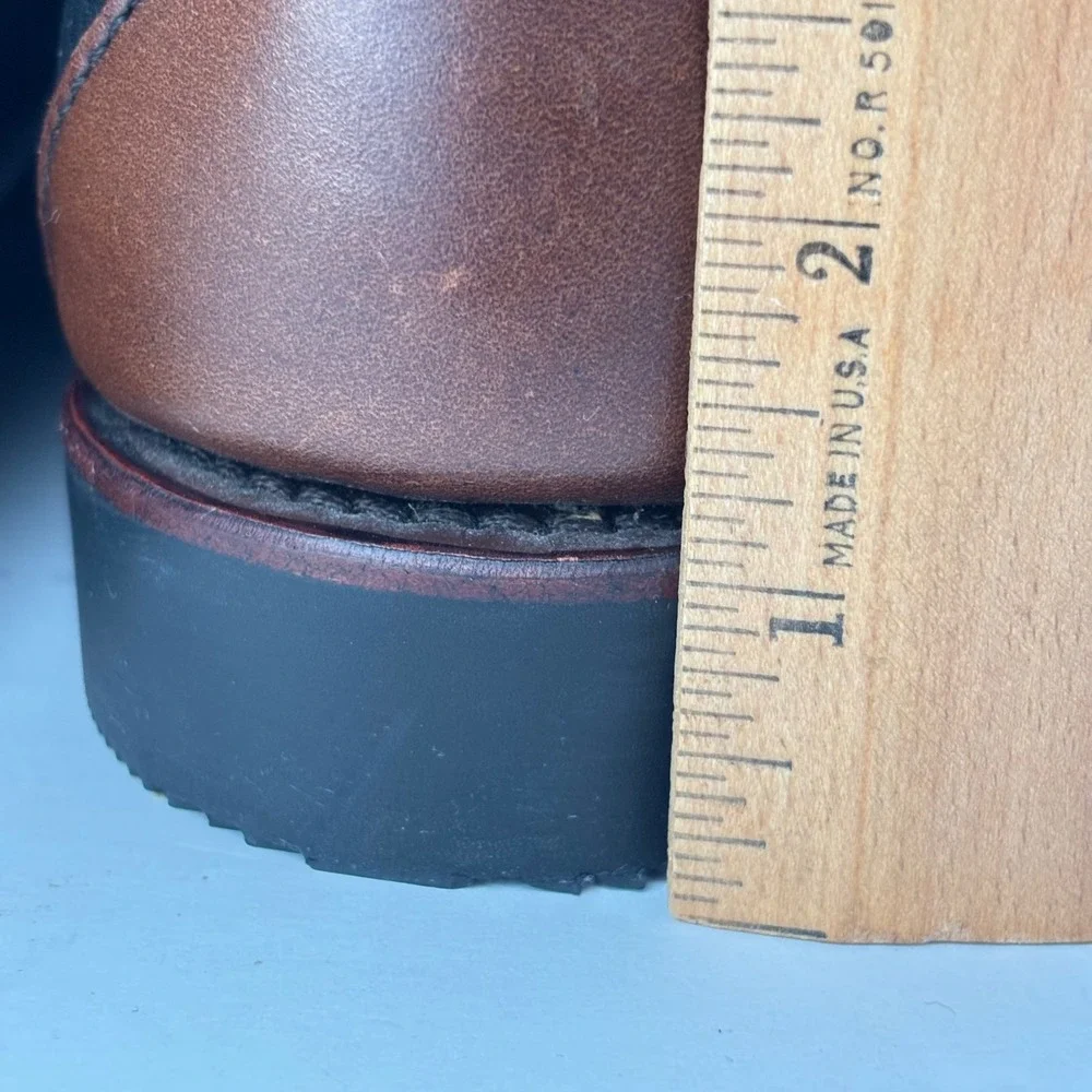 Allen Edmonds Nashua Kiltie Leather Tassel Mens Loafer Size 13 Brown Black